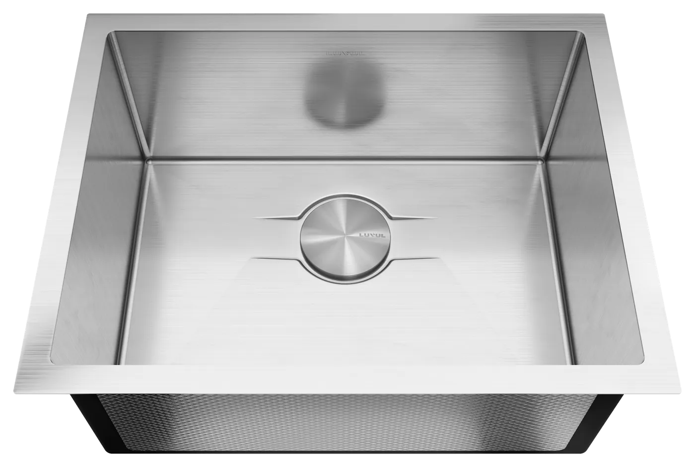 LUVUL Vacker 23-inch undermount sink: front view