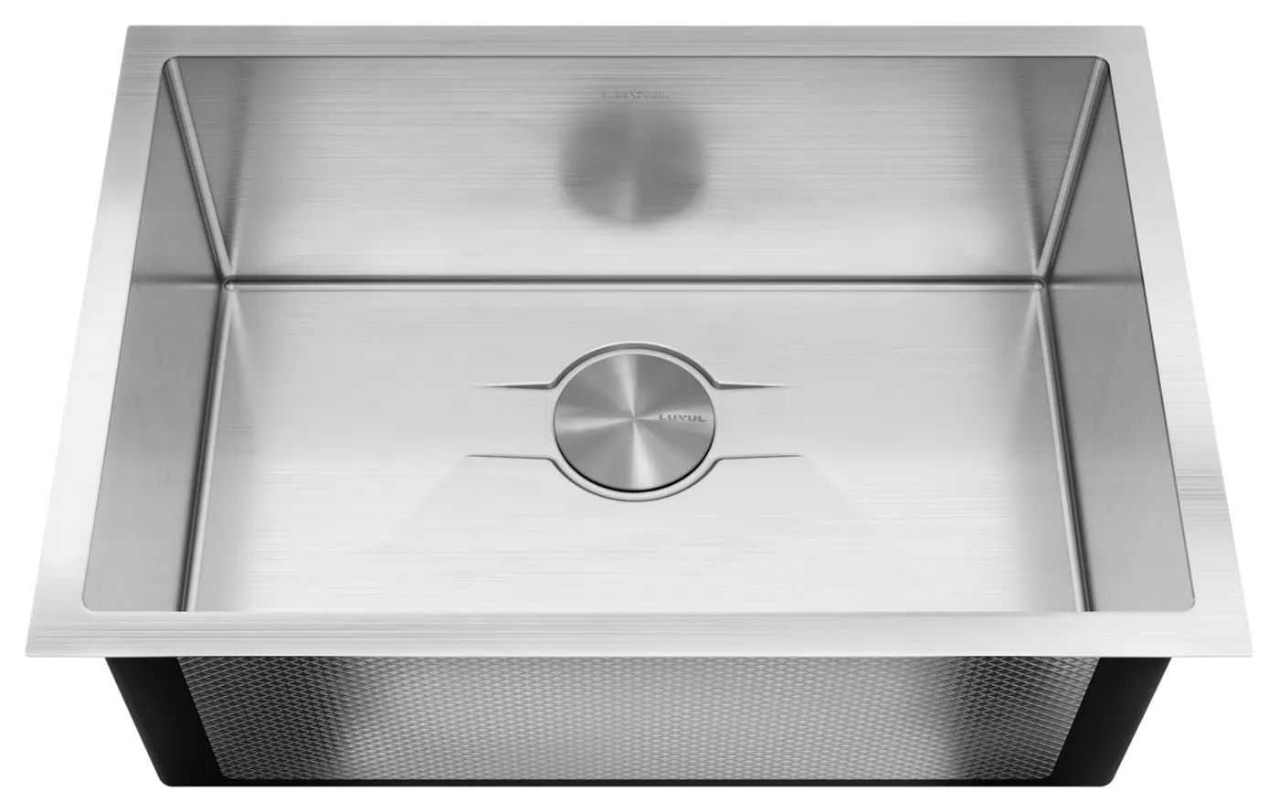 LUVUL Vacker 26-inch undermount sink: front view