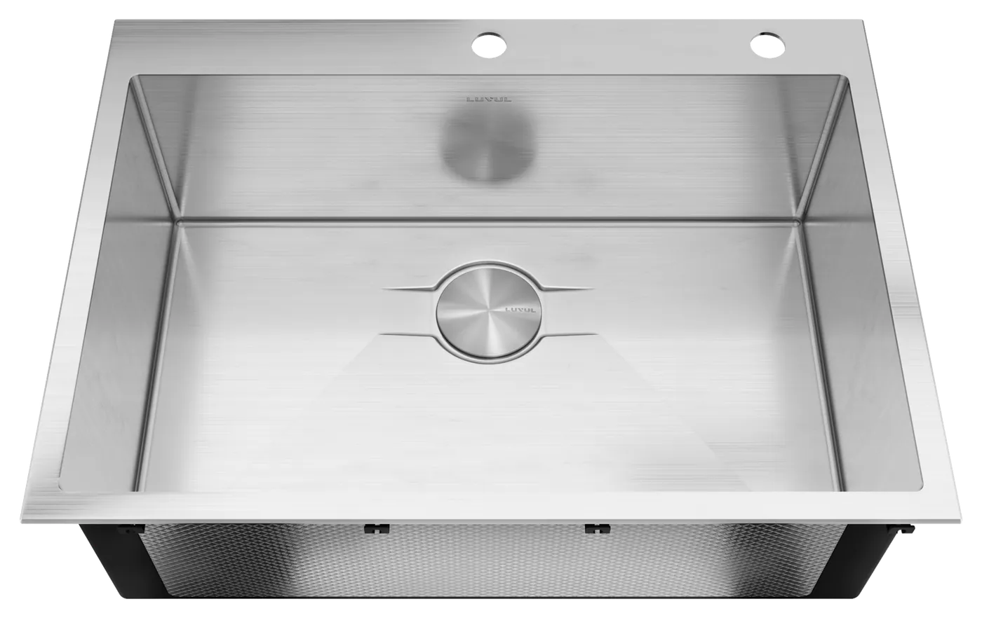 LUVUL Vacker 30-inch drop-in sink: front view