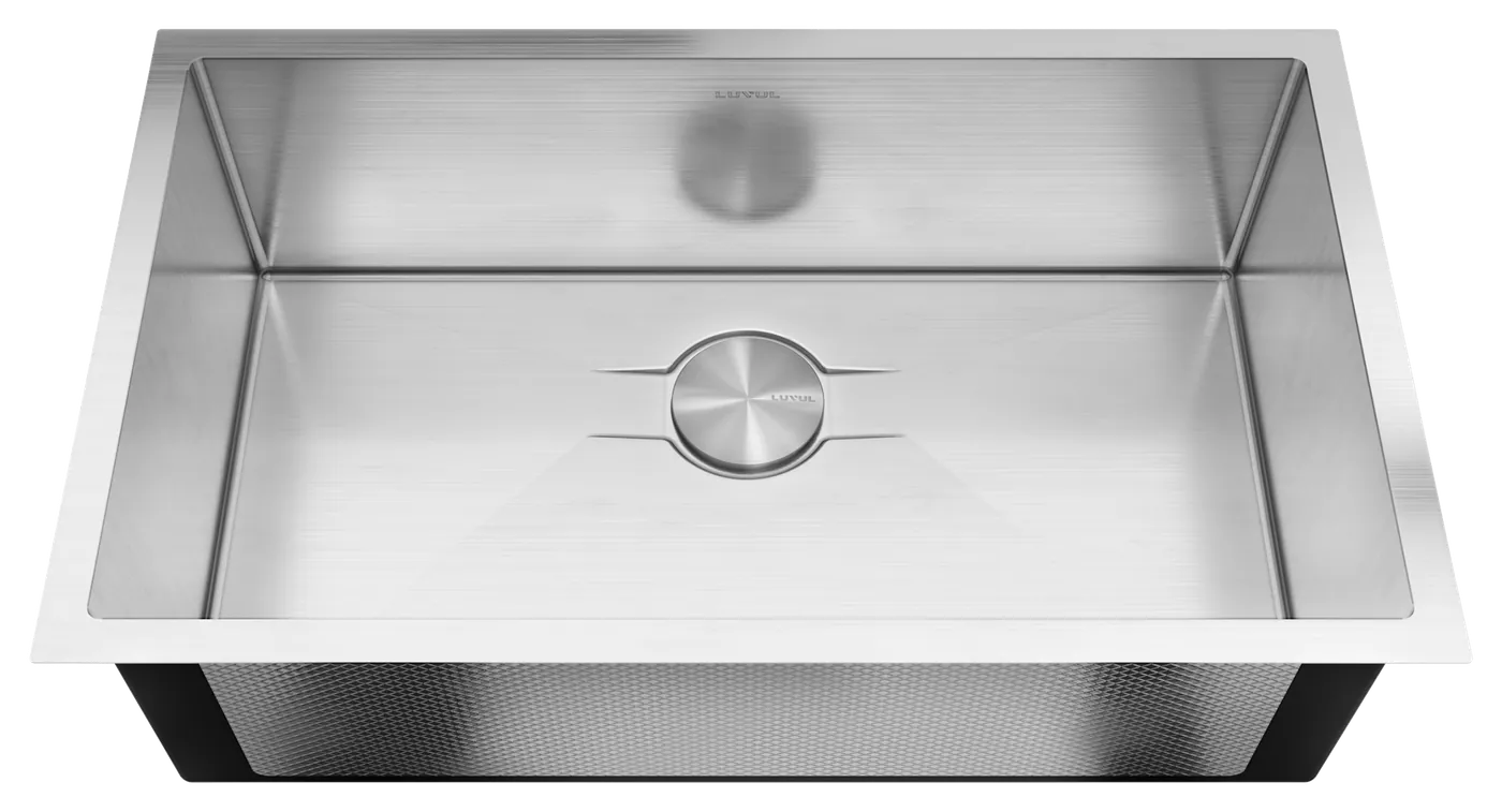 LUVUL Vacker 32-inch undermount sink: front view
